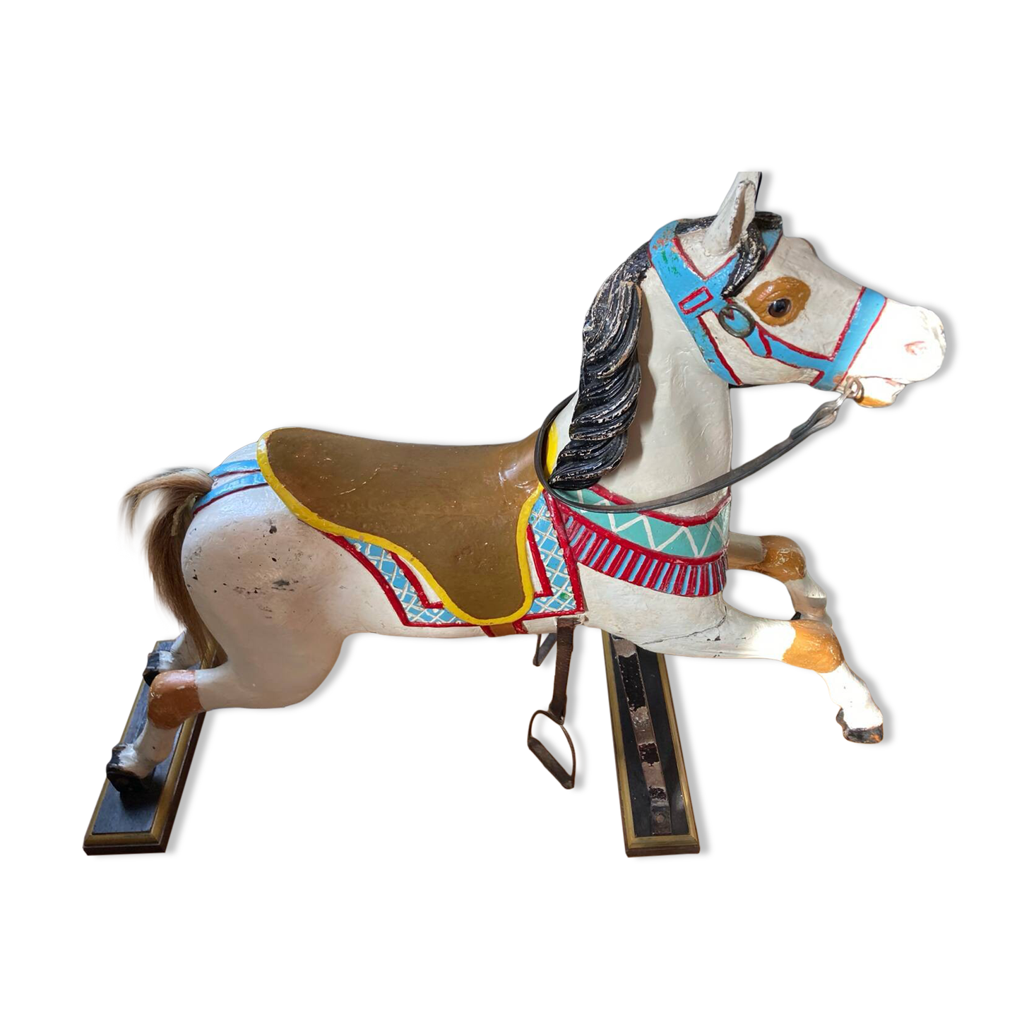 Carousel wooden horse