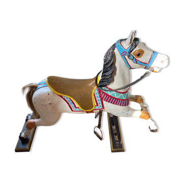 Carousel wooden horse