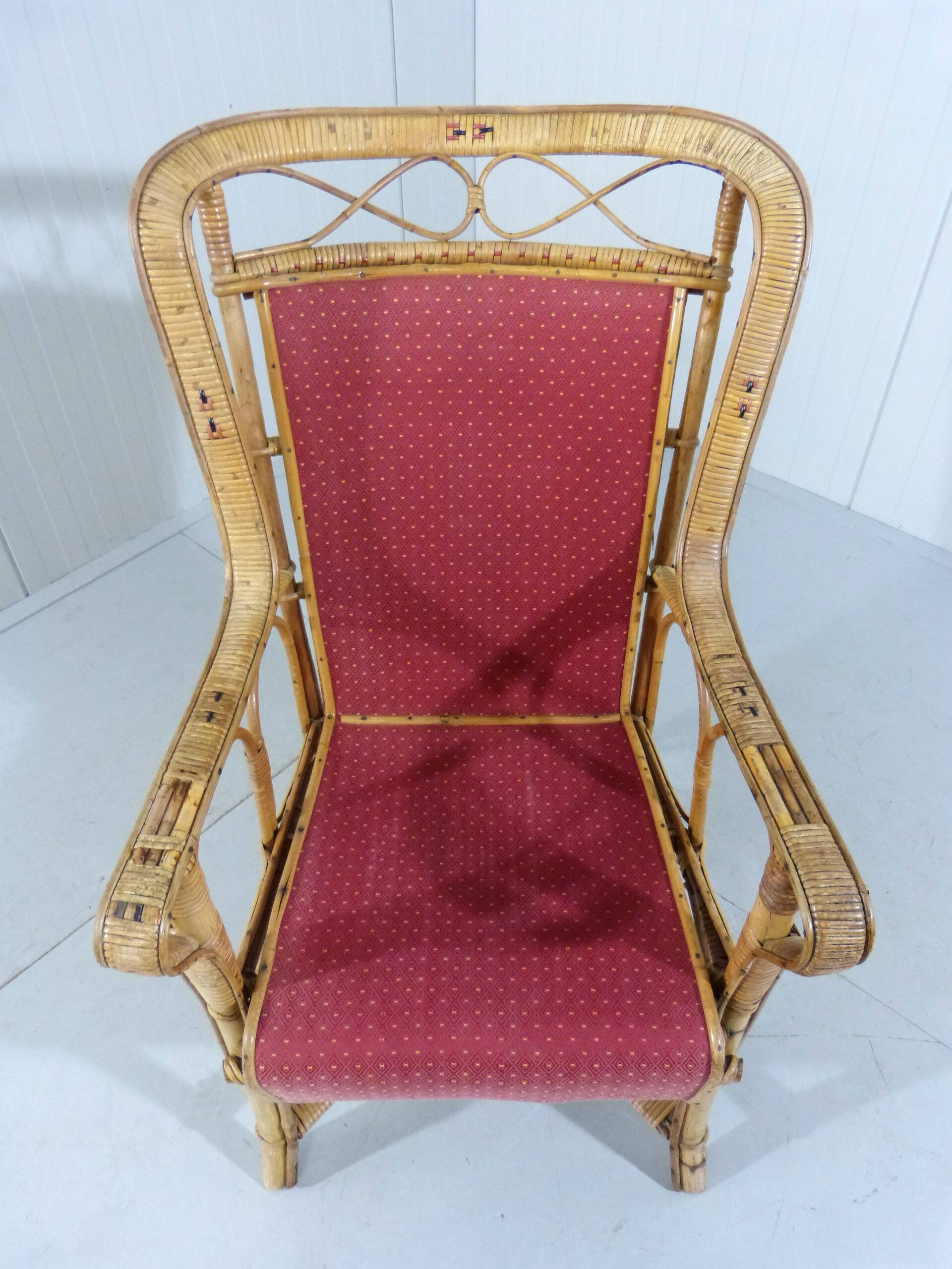 Rattan arm chair 1920-1930’s
