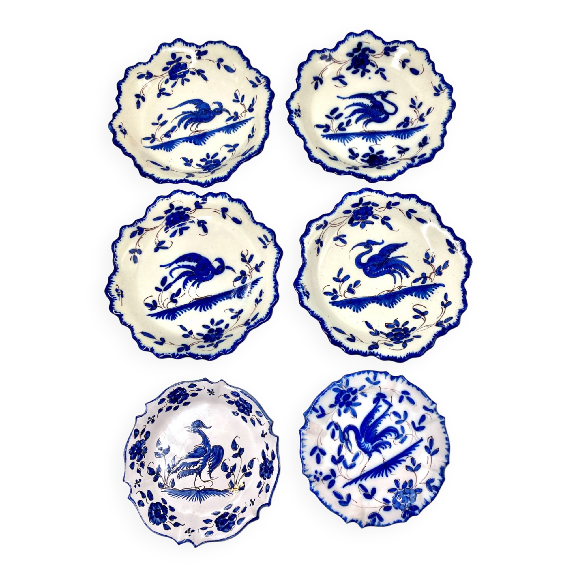 Earthenware plates Martres Tolosane Faïencerie Jodra