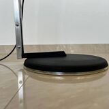 Design midcentury Harvey Guzzini style adjustable floor arc lamp, around 1970