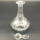 Carafe with 3 liquor glasses and art deco mirror tray