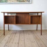 Danish teak floating desk by A.P. Svenstrup, 1960
