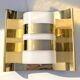 Pair of Hans-Agne Jakobsson V334/1 wall lamps in brass and opaline plastic