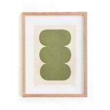 Duo of abstract paintings - 30x40cm - paintings on paper - signed Eawy