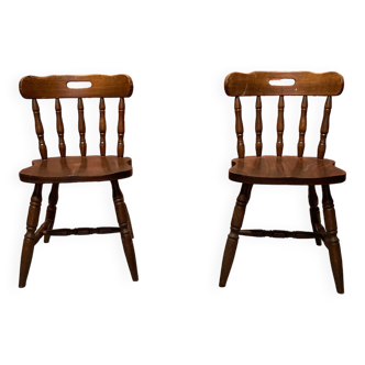 Pair of bistro chairs