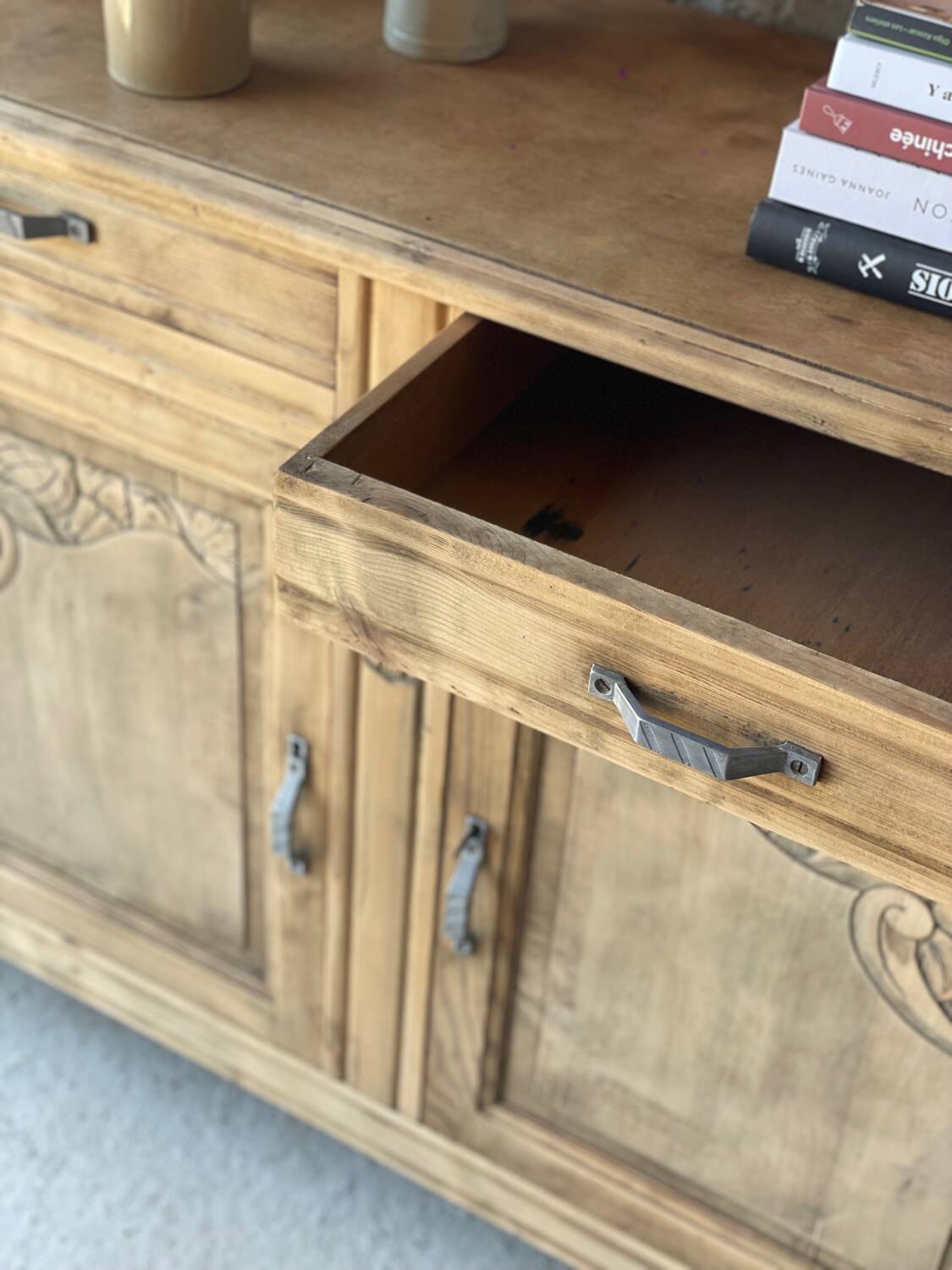 Buffet art déco - vaisselier - bahut bas