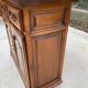 English sideboard with 2 doors and 2 drawers, solid satin cherry wood