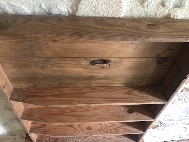 Etagère de métier en bois