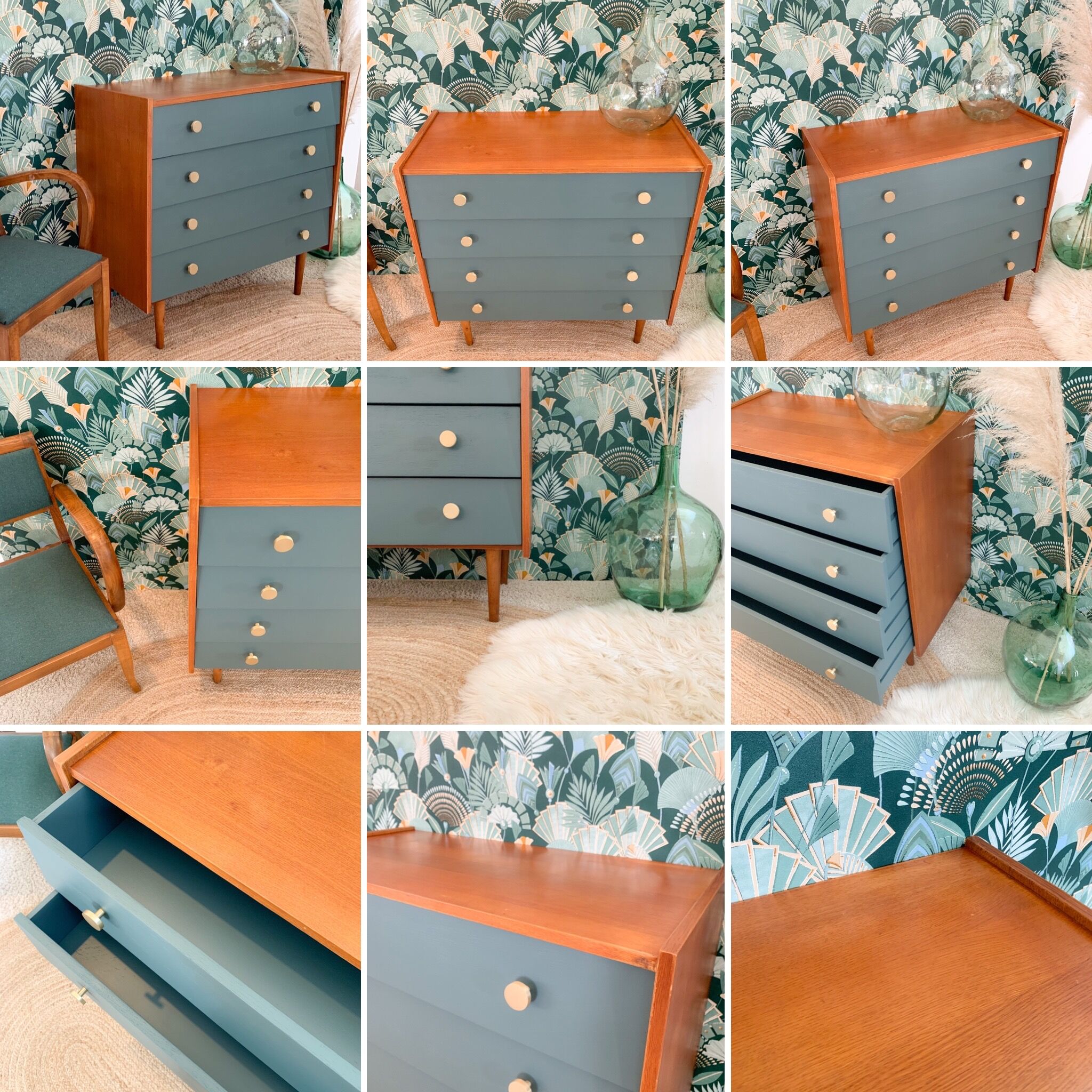 Chest of drawers fuseaux R.D.