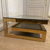 Table basse G de Belgo Chrom 1970s