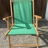 Vintage folding armchair
