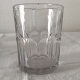 Old ribbed glasses without a foot