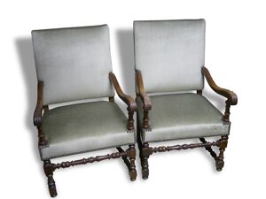 Fauteuils louis xiii