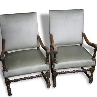 Louis XIII armchairs