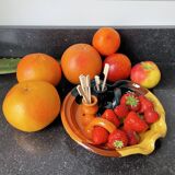 Thomas Buxo multifunctional ceramic candlestick ashtray olive dish