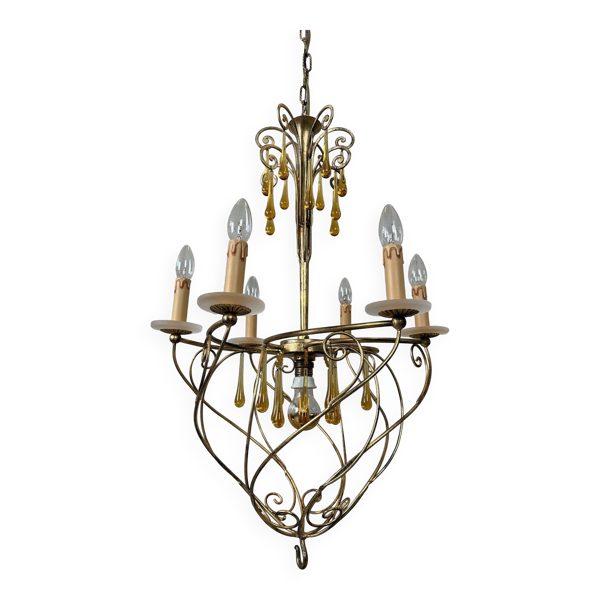 Gouttes de lustre italien