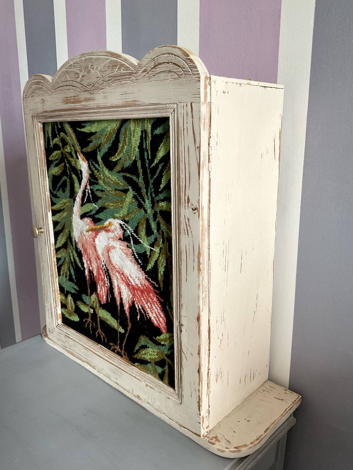 Art deco bathroom cabinet