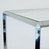 Console Vitra chrome et verre