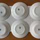 6 antique flat plates in Saint-Amand earthenware (Nord)