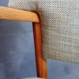 Larsen & Madsen designer armchair by Fritz Hansen, Vintage Scandinavian 1960s