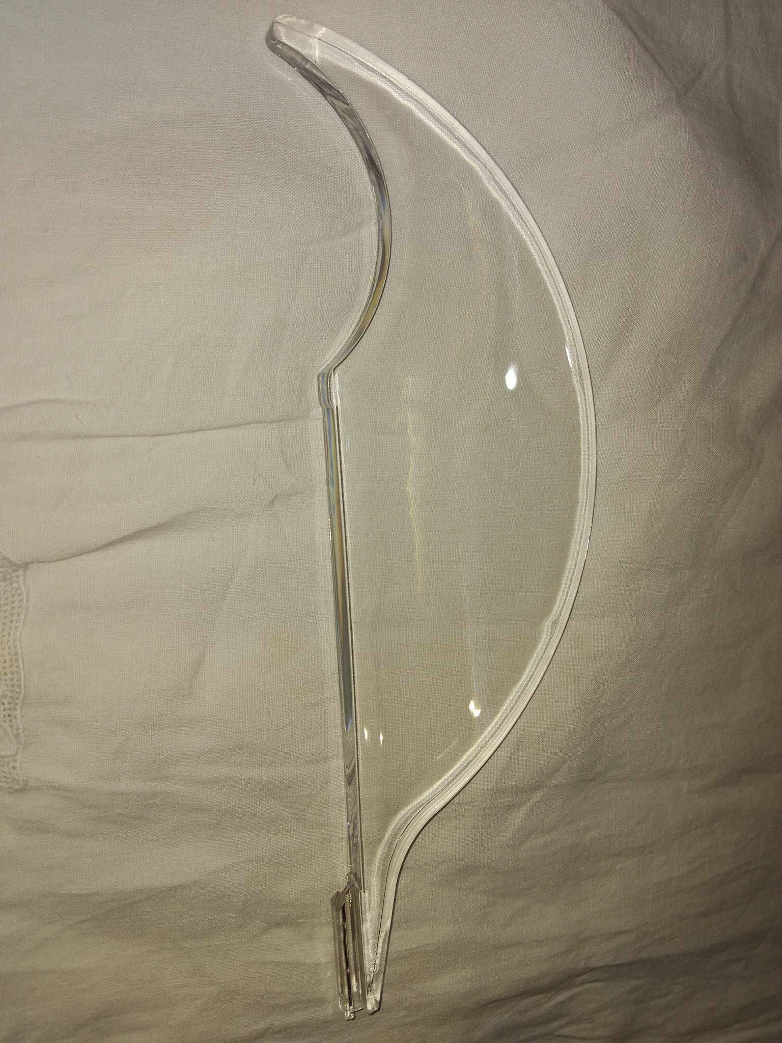 Set of 3 acrylic blade suspensions from the 70s