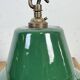Industrial Green Enamel Factory Pendant Lamp, 1960s