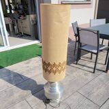 Vintage aluminum table lamp