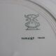 Set of 6 flat ceramic plates