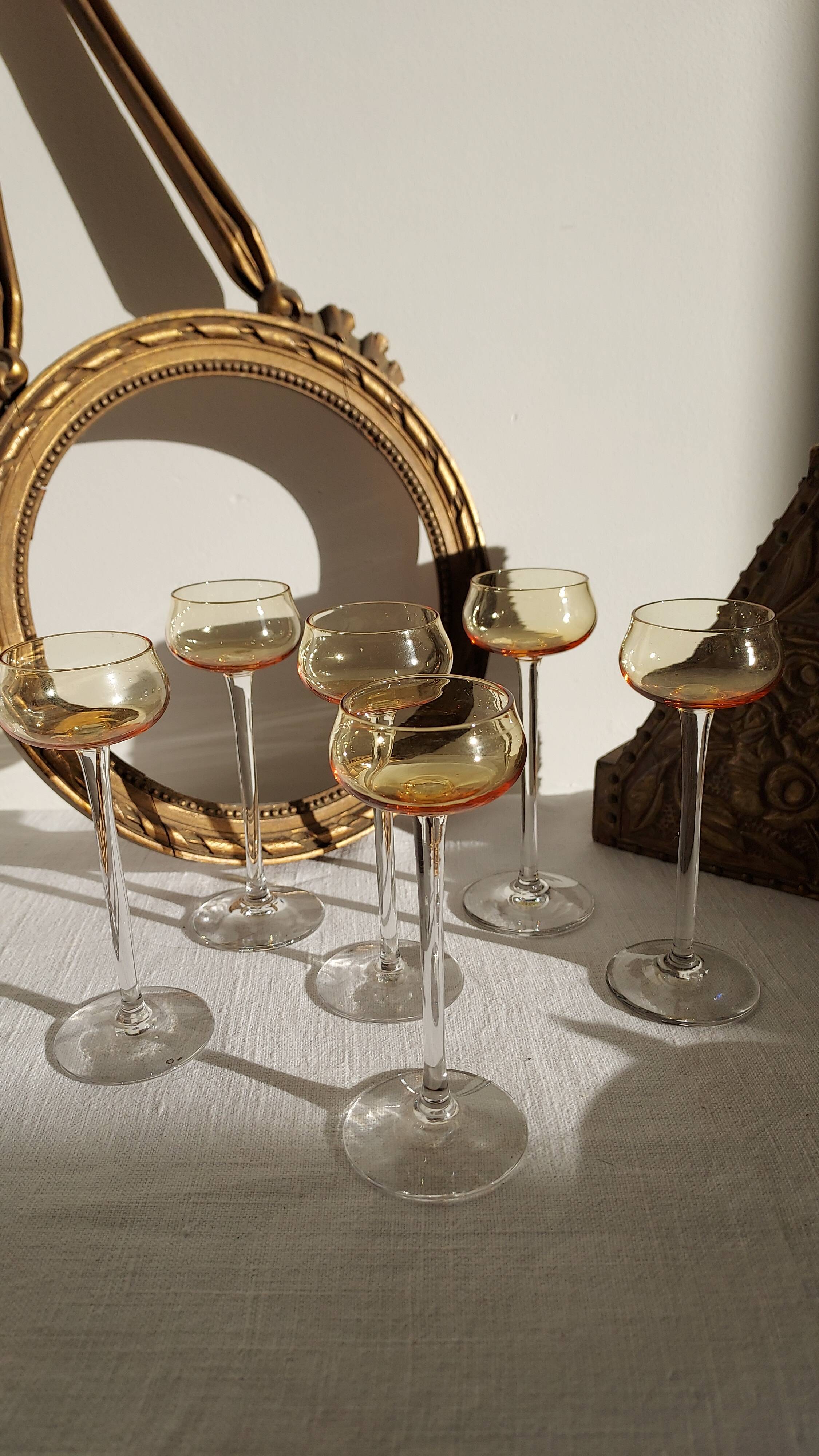 Crystal liqueur glass