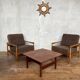 Pair of Scandinavian armchairs designed by Erik Wørtz for Möbel-Ikea, 1960.
