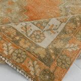 3x12 1960s antique vintage runner rug