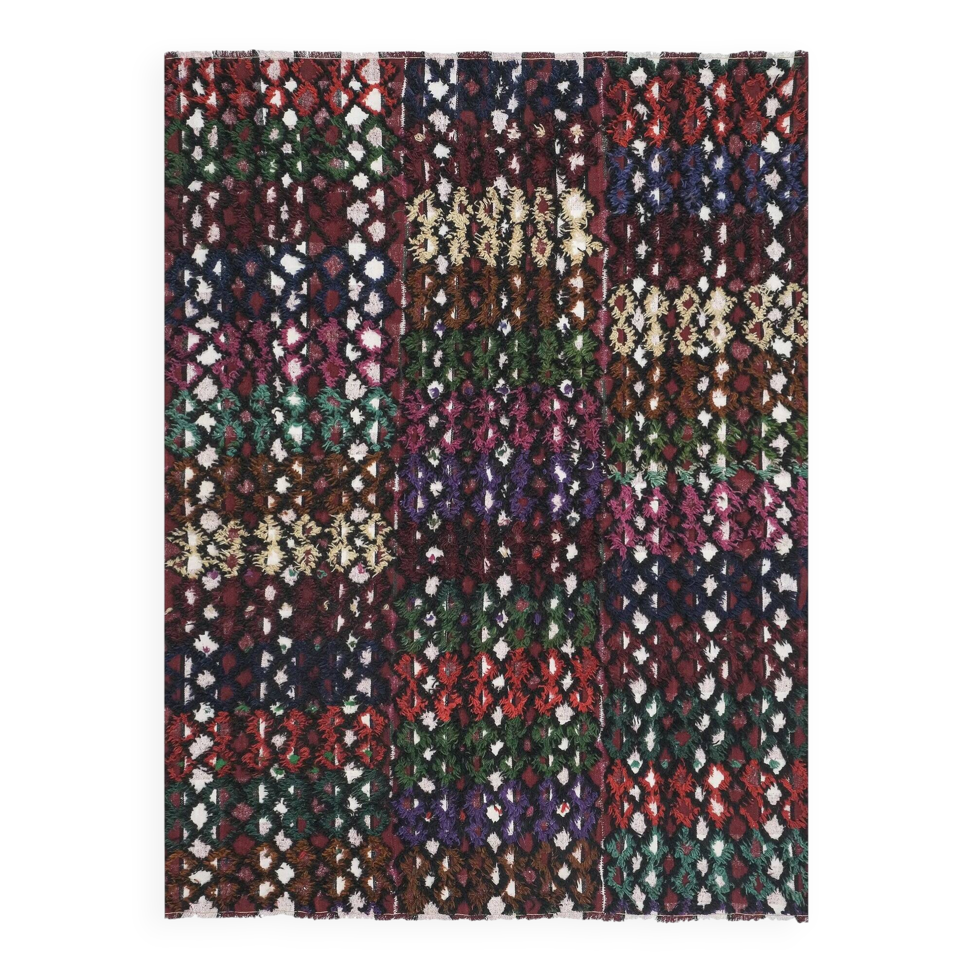 Vintage handmade Turkish rug 160x215 cm