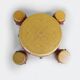 Drum coffee table and its 4 nesting stools in Chinese lacquered wood - Jin