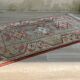 Vintage rug inspired by Art Deco.