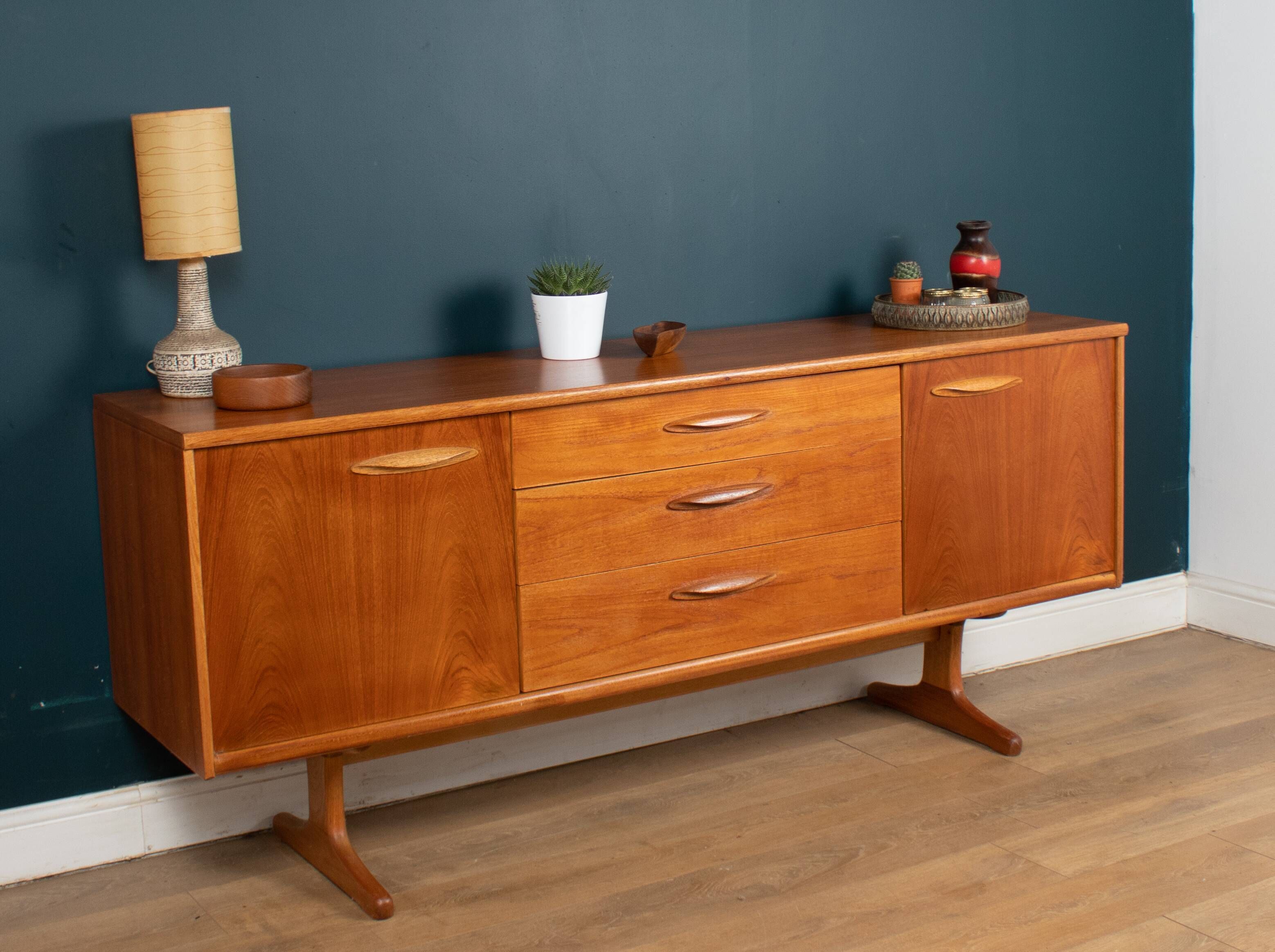 Retro teak 1960s mid century sideboard by austinsuite