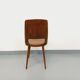 Chaise Mondor vintage de marque Baumann en bois des années 60