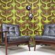 Pair of Scandinavian teak leather armchairs