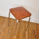 Tabouret vintage en skaï