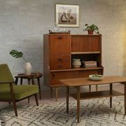 Buffet bar scandinave vintage années 60 teck