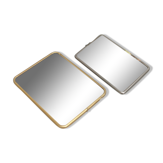 2 barber mirrors