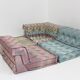 Roche Bobois Mah Jong modular sofa Missoni fabric design by Hans Hopfer