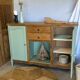 Buffet vintage bois et vert sauge