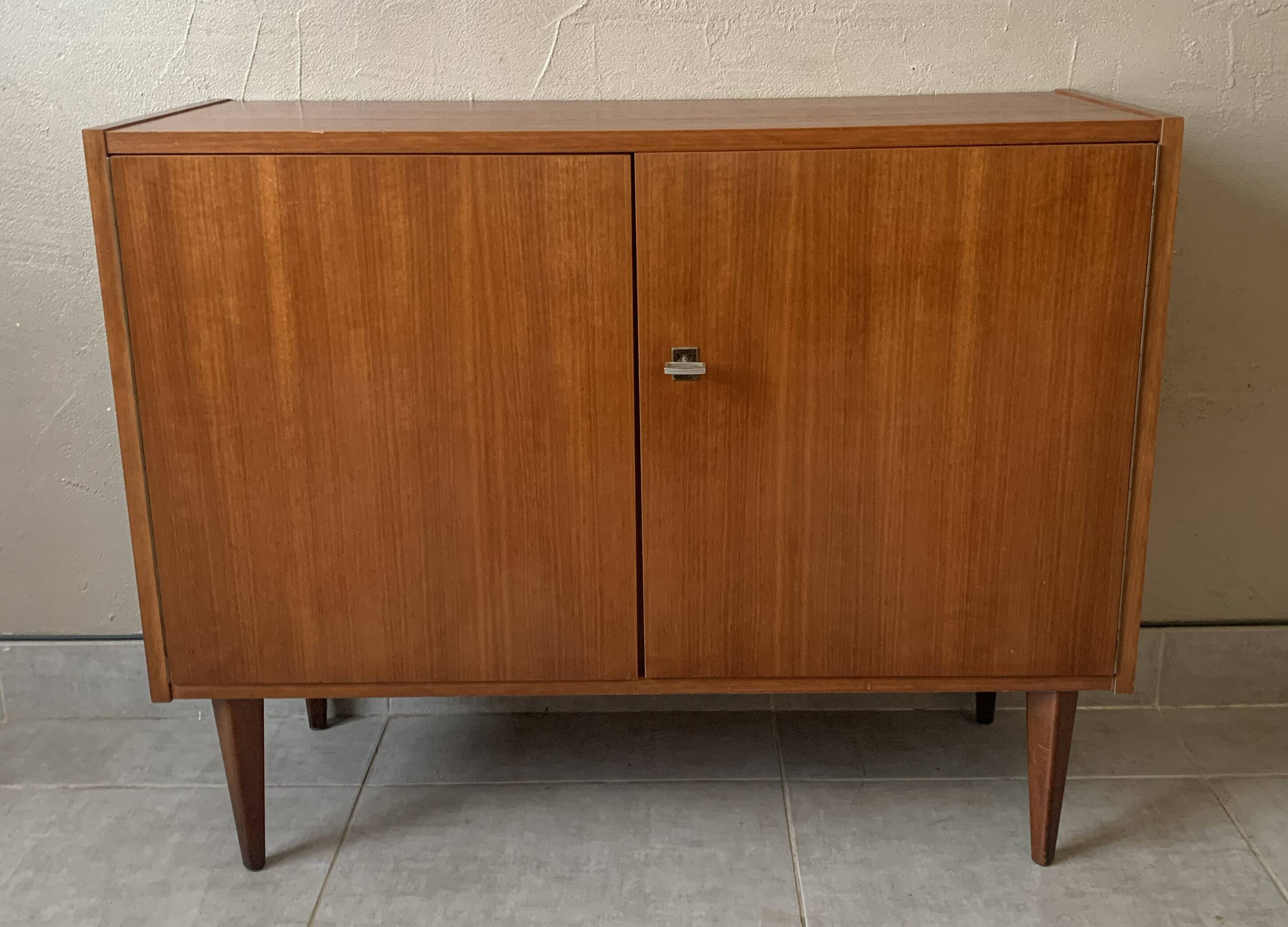 Vintage Scandinavian teak sideboard from the 1960s