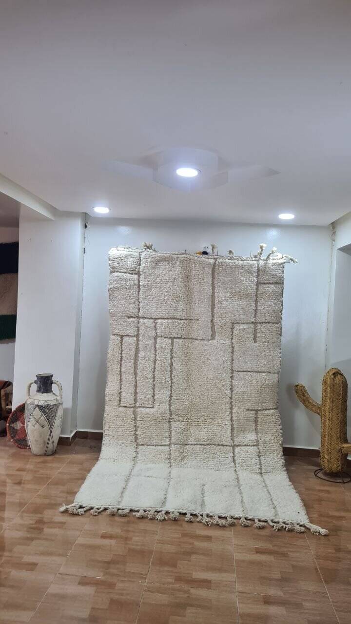 Handmade Berber wool rug 250x150 cm