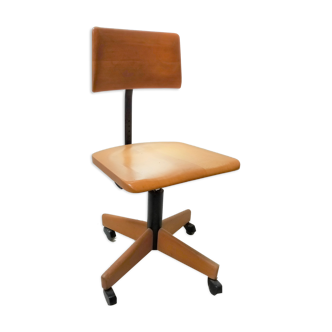 Midcentury adjustable working chair from Stoll Giroflex