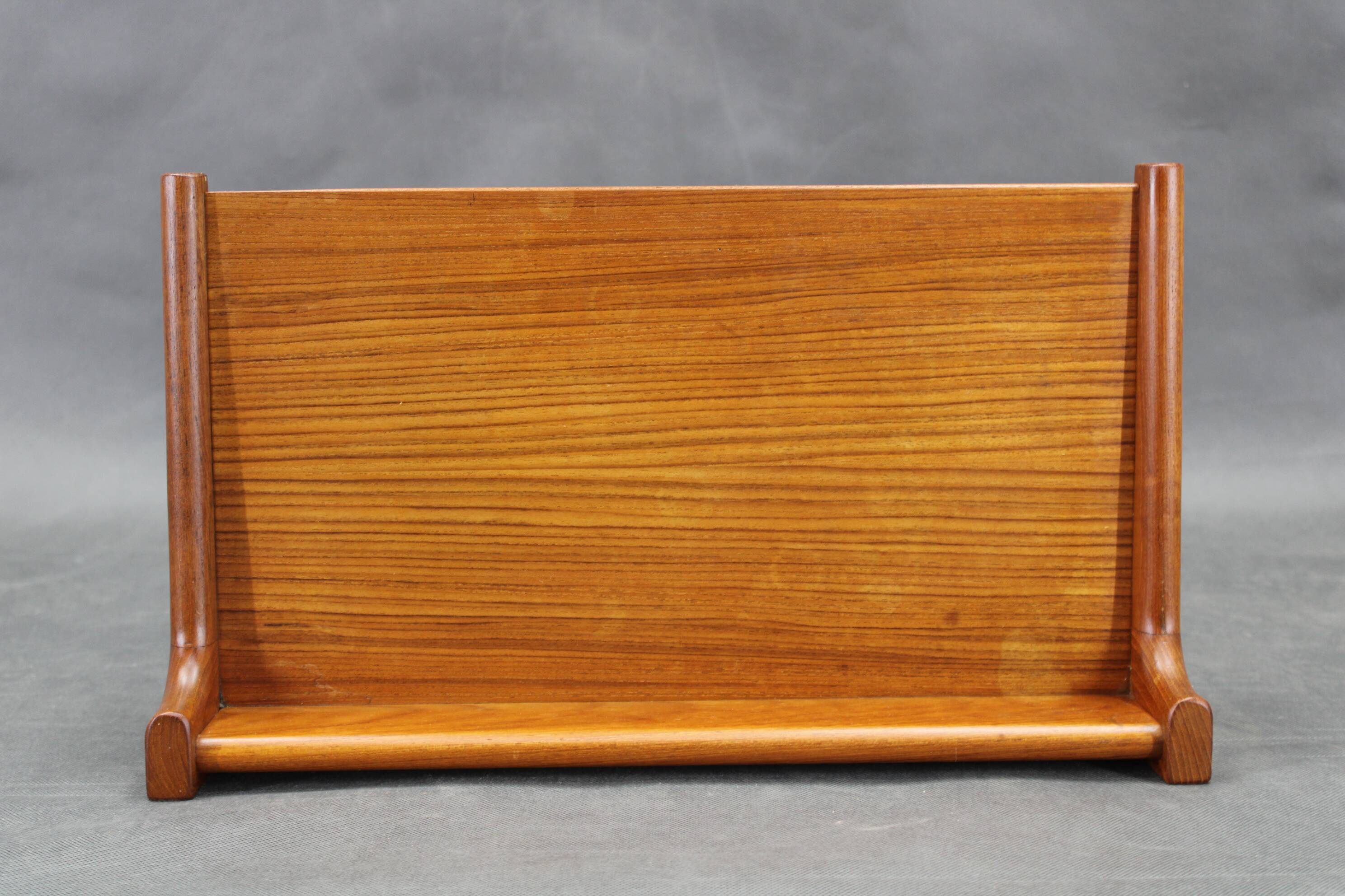 1950s pair of rare Borge Mogensen teak floating night stands by Dyrlund Denmark