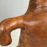 Dimitri Omersa leather magazine pouch kangaroo, Almazán, Spain, 1970 (Stamped)