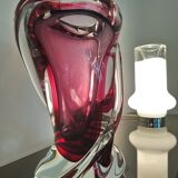 Imposing Murano of Walter FURLAN for 60s Bisanzio glass vase