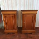 Pair of cherry bedsides